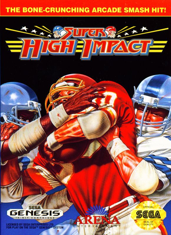 Super High Impact box art for Sega Genesis